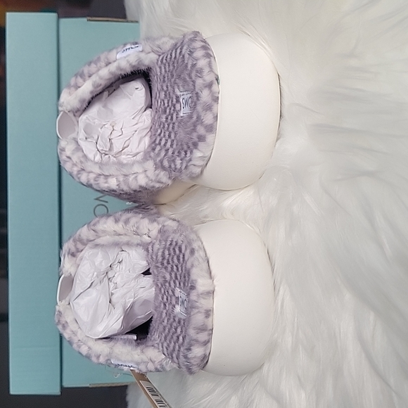 Toms Alpargata Mallow Mule - Lunar Grey Check - Picture 4 of 8